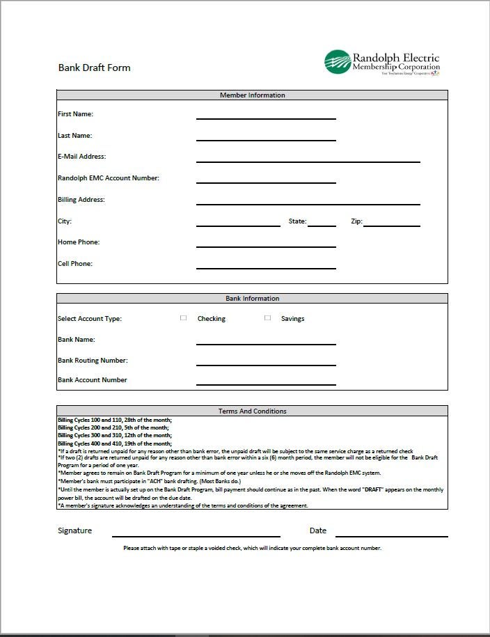 bank-draft-randolph-electric-membership-corporation